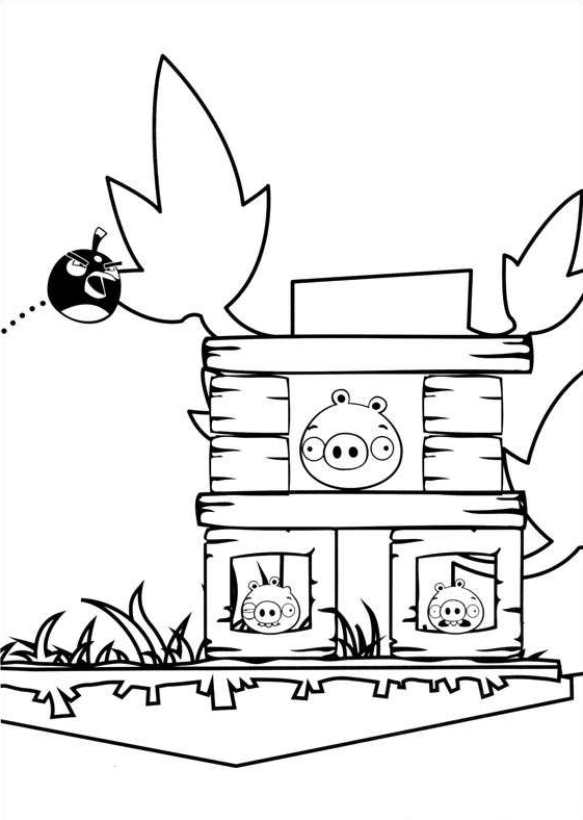 bad piggy coloring pages - photo #27