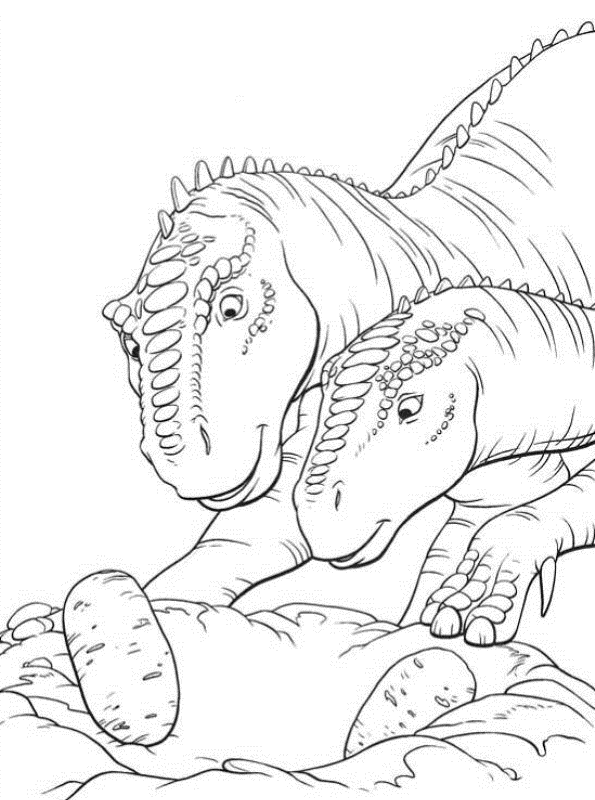 Kidsnfun 18 Kleurplaten van Dinosaurus