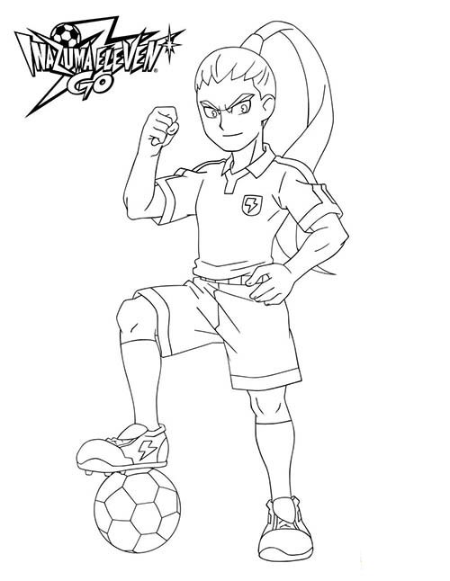 Inazuma Eleven Go Coloriage A Imprimer