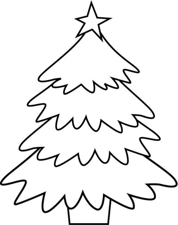Kidsnfun Kleurplaat Kerstbomen om zelf te versieren Kerstbomen om