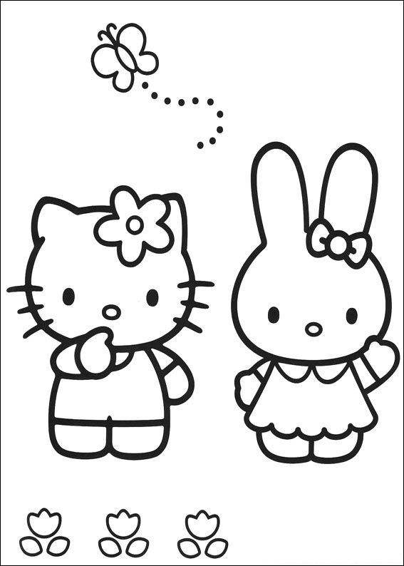 hello kitty chef coloring pages - photo #13