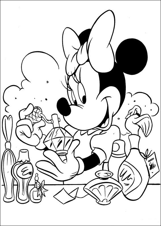 reservering dood Aanvrager Kids-n-fun | Kleurplaat Minnie Mouse Minnie Mouse