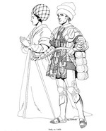 kleurplaat Italie, 1420