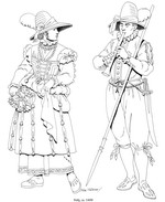 kleurplaat Italie, 1450