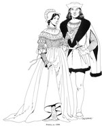 kleurplaat Frankrijk, 1500