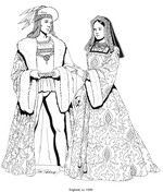 kleurplaat Engeland, 1500