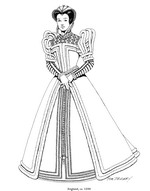 kleurplaat Engeland, 1550