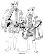 kleurplaat Engeland, 1550