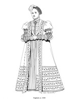 kleurplaat Engeland, 1550