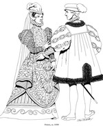 kleurplaat Frankrijk, 1550