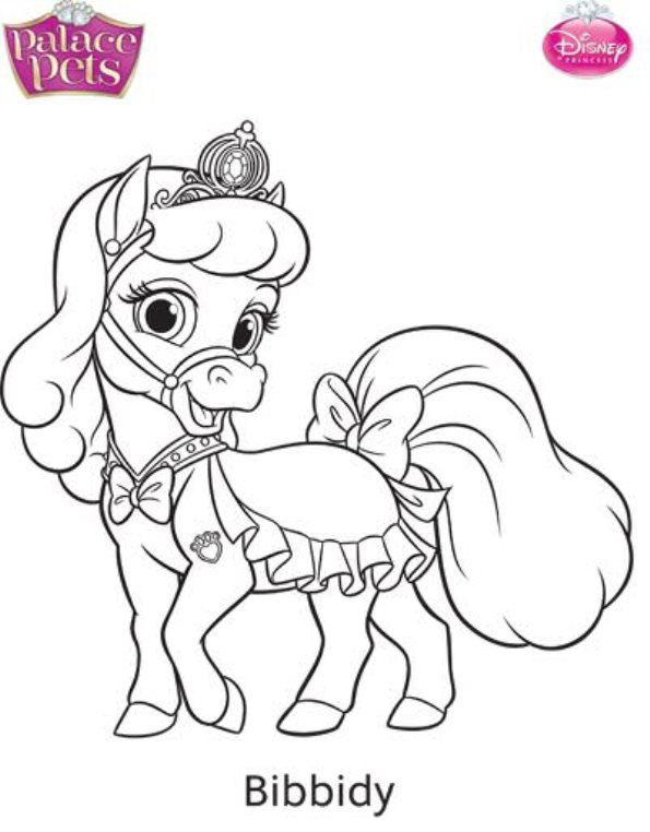 palace pets coloring pages horses realistic - photo #46