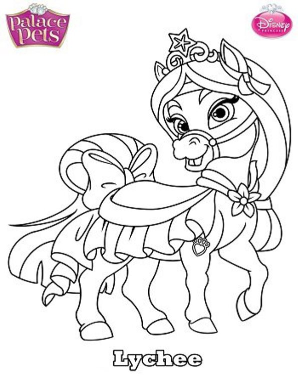 palace pets coloring pages horseshoes - photo #7