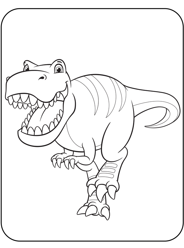Kids n fun Kleurplaat Paw Patrol Dino Rescue Tyrannosaurus Kids n fun Kleurplaat Paw Patrol Dino Rescue Tyrannosaurus
