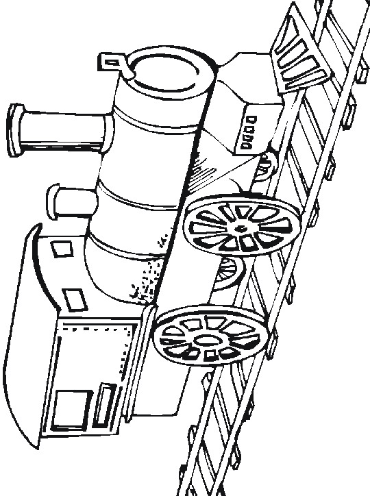 Kids-n-fun | 26 Kleurplaten van Treinen