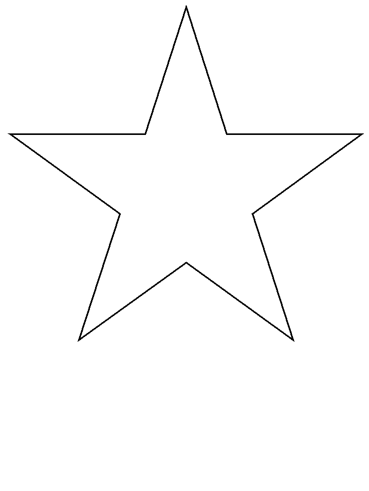 large printable star coloring pages - photo #2