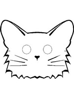 katten masker carnaval