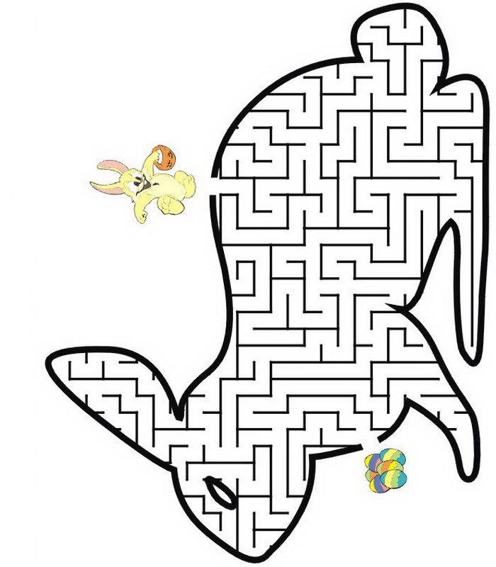 Easter Maze Free Printable Francesco Printable