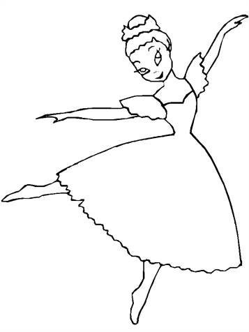 Kids n fun 13 Kleurplaten Van Ballet