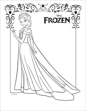 Verwonderend Kids-n-fun | 17 Kleurplaten van Frozen Anna en Elsa MH-87