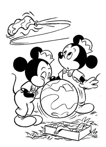 Featured image of post Kleurplaten Mickey Mouse Tekenen Eigenlijk is mickey heel eenvoudig te tekenen en bestaat zijn hoofd uit 3 cirkels