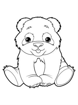 Panda Schattige Baby Dieren Kleurplaten Coloring And Drawing