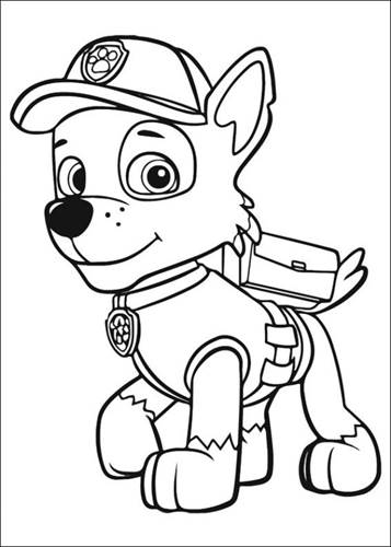 Kids-n-fun | Kleurplaten van Paw Patrol