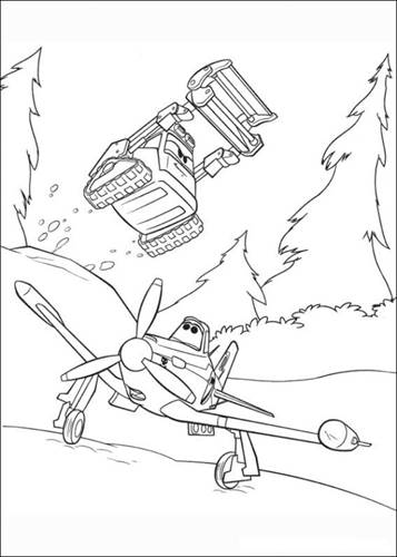 plane from kazoops coloring page