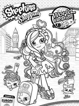 Kids-n-fun | 14 Kleurplaten van Shopkins World vacation