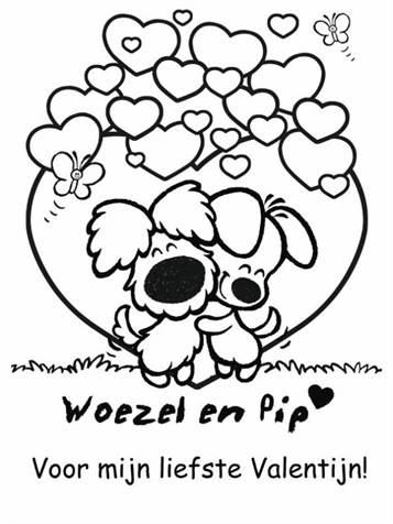 Wonderbaarlijk Kids-n-fun | 21 Kleurplaten van Woezel en Pip ZF-53